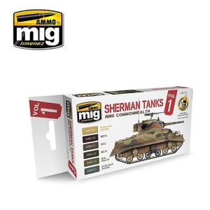 Ammo of MIG . MGA Sherman Tanks Vol. 1 (WWII Commonwealth) Set