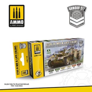 Ammo of MIG . MGA Stug III Mid And Late Colors Set