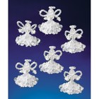Beadery . BDR Holiday Beaded Ornament Kit Crystal Angels