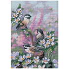 Dimensions . DMS Cross Stitch Kit 5"X7" Chickadees In Spring (16 Count)