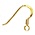 Cousins Corporation . CCA Fish Hook Earrings 18 per pkg 14k Gold Plated