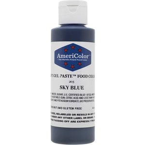 AmeriColor . AME Americolor 4.5oz Soft Gel – Sky Blue