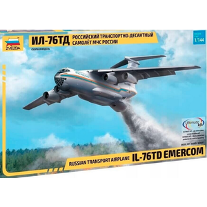 Zvezda Models . ZVE 1/144 IL-76D Russian Mionistry Of Emergency