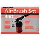 Badger Air.Brush Co . BAD Badger 350 airbrush set w/3 heads(F,M,H)