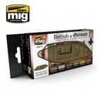 Ammo of MIG . MGA WWI BRITISH AND GERMAN COLORS PAINT SET