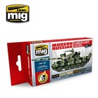 Ammo of MIG . MGA MODERN RUSSIAN CAMO COLORS #2 ACRYLIC SET