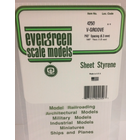 Evergreen Scale Models . EVG (DISC) - V-GROOVE .040