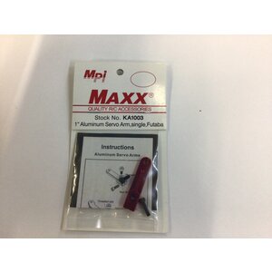Maxx Products . MPI 1' ALUM SRV ARM SNGL FUTABA