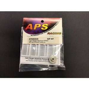 APS Racing . APS Aluminum Pinion  64 Pitch/ 45 Tooth