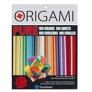 Yasutomo . YAS PURE Origami Paper 3" 100 Colors per pkg