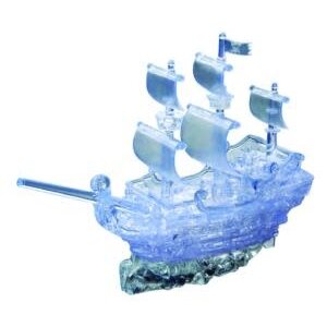 University Games . UGI 3-D Crystal Puzzle Pirate Ship Clear