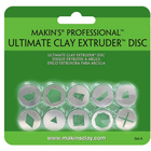 Makins . MAK SET A CLAY EXTRUDER DISCS