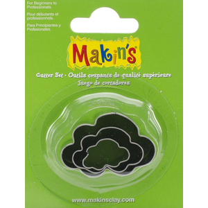 Makins . MAK Makin's Clay Cutters 3/Pkg Cloud