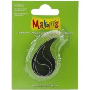 Makins . MAK Makin's Clay Cutters 3/Pkg Water Drop