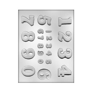 CK Products . CKP Assorted Number Chocolate Mold