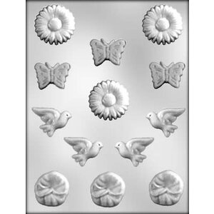 CK Products . CKP Flower / Butterfly / Dove Chocolate Mold