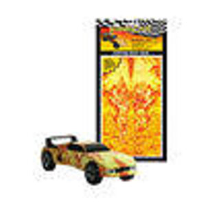 Pinecar . PIN (DISC) Body Skin Custom Transfer, Fire Starter