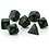 Chessex . CHX Chessex dice Opaque Dusty green/Copper 7pcs