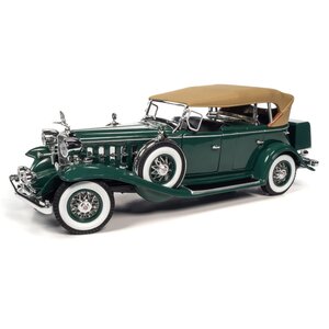Auto World . AWD 1/18 1932 Cadillac V16 Phaeton - Dark Green