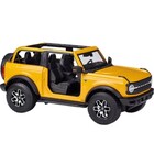 Maisto . MAI :18 Se 2021 Ford Bronco Badlands (W/O Drs)Orange