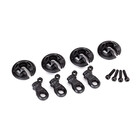 Traxxas . TRA Spring retainers, lower (captured) (4)/ 2.5x10 CS (4)