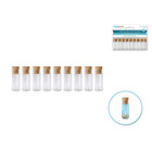 CraftMedley . CMD Glass Vials: 12mmx30mm Mini w/Cork Lid x9