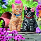 Craft Buddy . CBD Cat Friends Crystal Art Kit