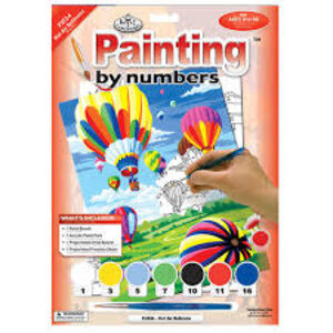 Royal (art supplies) . ROY Paint By Numbers Hot Air Balloons
