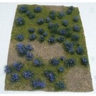 JTT Scenery Products . JTT FLOWERING MEADOW PURPLE 5"X7" SHEET