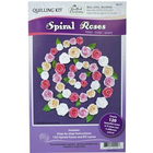 Quilled Creations . QUI Spiral Roses (Pink/Ivory/White) Quilling Kit