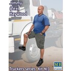 Masterbox Models . MTB 1/24 Jimmy Tex Haywood Trucker Standing w/one Foot Raised
