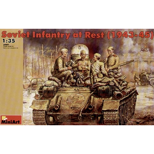 Miniart . MNA 1/35 Soviet Infantry At Rest