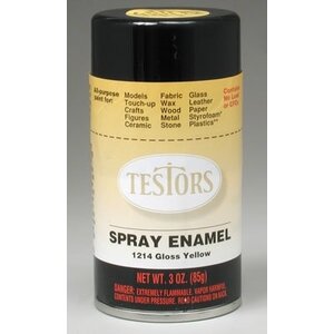 Testors Corp. . TES Yellow Enamel Spray 3Oz