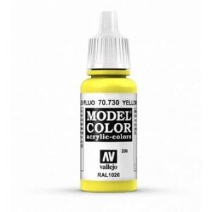 Vallejo Paints . VLJ Flourescent Yellow Acrylic 17 ml