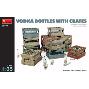 Miniart . MNA 1/35 Vodka Bottles With Crates