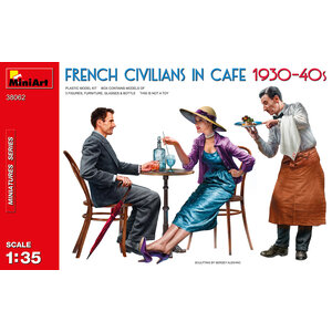 Miniart . MNA 1/35 French Civilians in Cafe 1930-40s Figures
