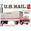 AMT\ERTL\Racing Champions.AMT 1/25 Ford C600 US Mail Truck w/ USPS Trailer