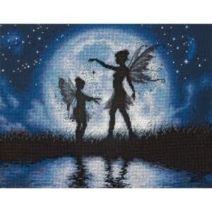 Dimensions . DMS Counted Cross Stitch Kit 14"X11" Twilight Silhouette