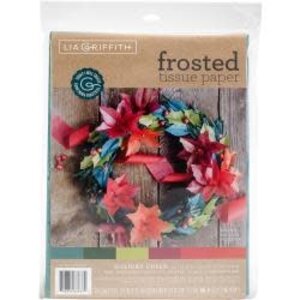 Lia Griffith . LGN Frosted Tissue Paper 24/Pkg Holiday Cheer