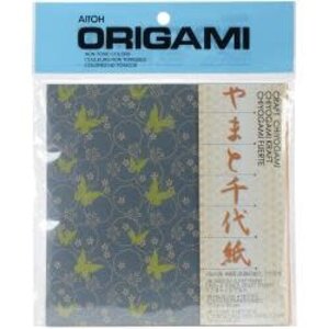 Aitoh . AIT Origami Paper 5.875"X5.875" 48/Pkg Craft Chiyogami