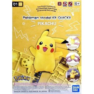 Bandai . BAN Bandai Spirits Pokemon Model Kit Quick! #01 Pikachu