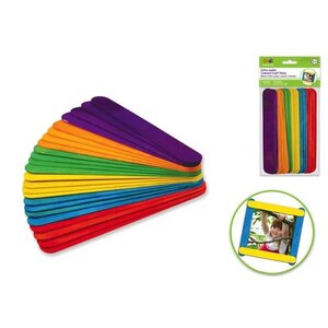 Krafty Kids . KFK 7 7/8 X 1” Jumbo Multi Colored Craft Sticks 24 Pk