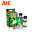 A K Interactive . AKI Radioactive Water ( 2Part Resin Kit )