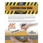 A K Interactive . AKI Carving Foam 8MM A4 SIZE (305 x 228 MM)