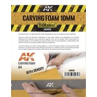 A K Interactive . AKI Carving Foam 10MM A4 SIZE (305 x 228 MM)