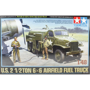 Tamiya America Inc. . TAM 1/48 U.S. 2.5 Ton 6x6 Fuel Truck