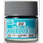 Gunze . GNZ Aqueous Color H22 Gloss Gray 10ml Bottle