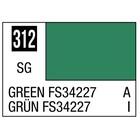 Gunze . GNZ Aqueous Color H312 Semi Gloss Green FS34227 for Israel Desert Camouflage 10ml Bottle