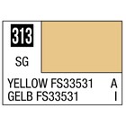Gunze . GNZ Aqueous Color H313 Semi Gloss Yellow FS33531 for Israel Desert Camouflage 10ml Bottle