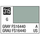 Gunze . GNZ Aqueous Color H315 Semi Gloss Gray FS16440 US Navy Aircraft Standard Color 10ml Bottle